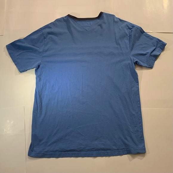 [2/$25] TOMMY HILFIGER MID STRIPE LIGHT BLUE MENS SHORT SLEEVE T-SHIRT SIZE XL - Picture 3 of 4